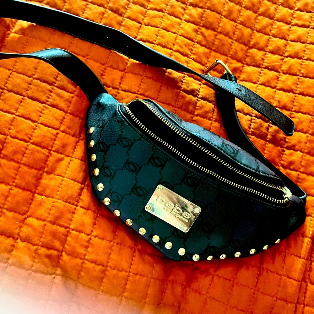Bebe Faux Leather Fanny Pack